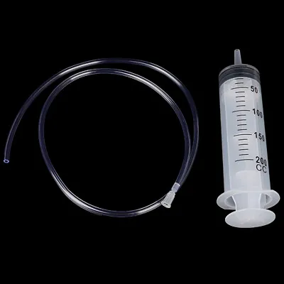 60-200ml Large Capacity Syringe Reusable Pump Oil Measuring With  Silicone >(u • $10.21